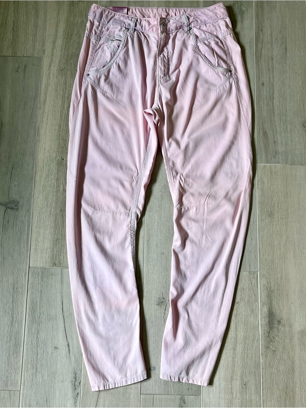 Diesel Fayza JoggJeans Pink Boyfriend Tapered Jeans Pants W26 - Picture 5 of 15